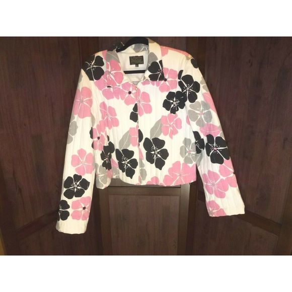 Kaua'iana Quilted Front Zip  Jacket XL - Picture 1 of 6